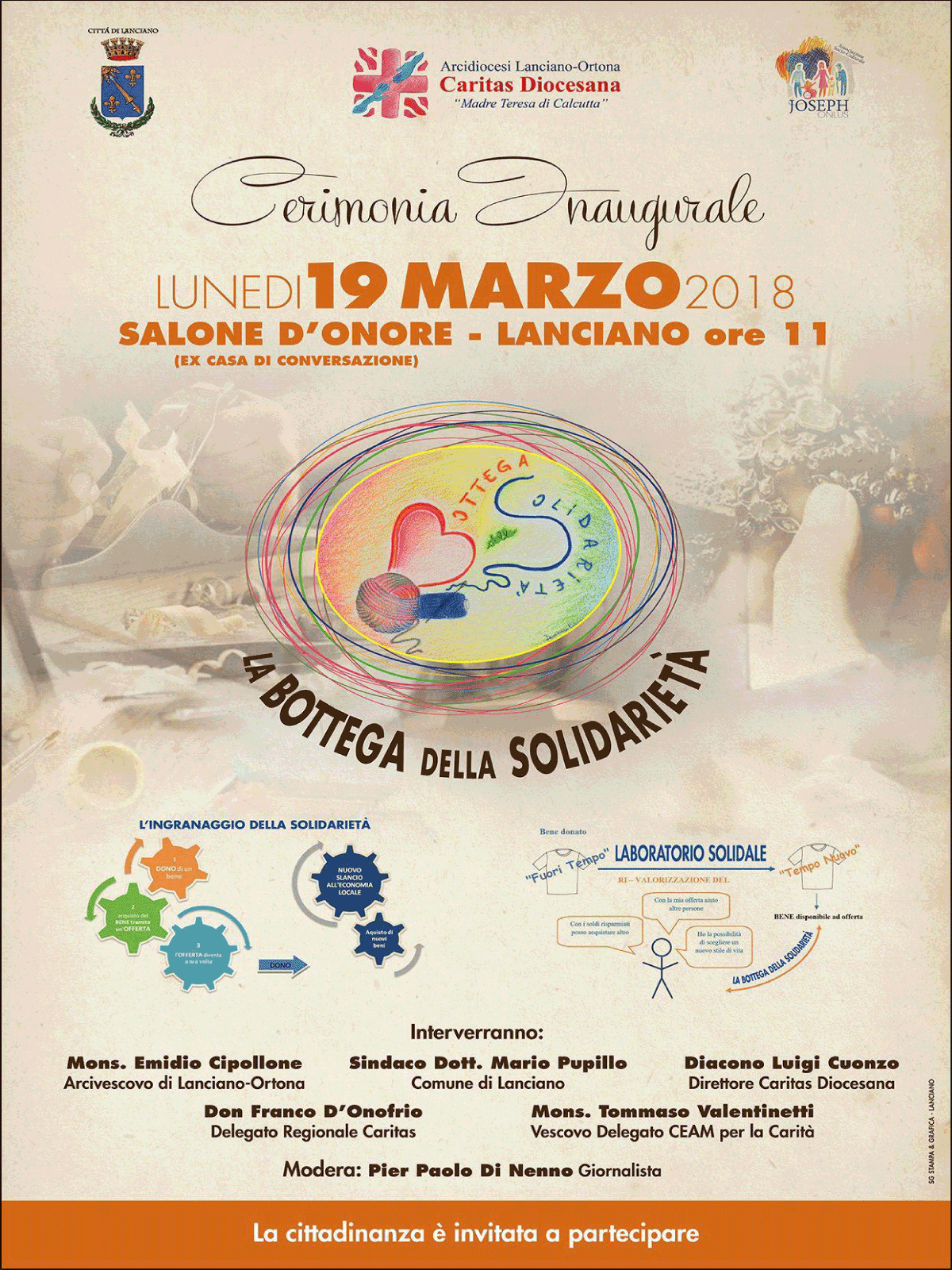 Inaugurazione Bottega della Solidarietà