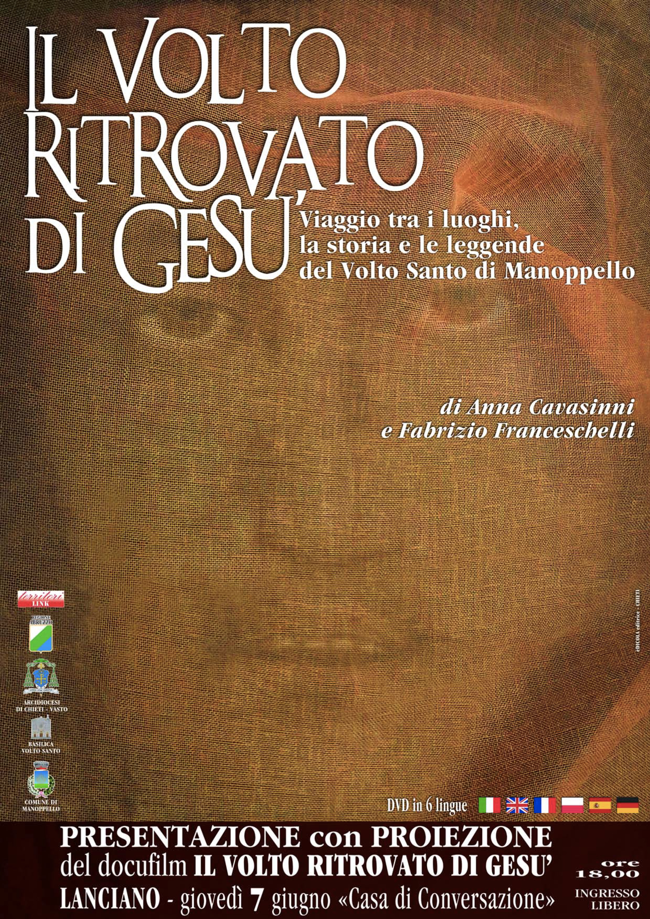 Presentazione docufilm “Il volto ritrovato di Gesù”