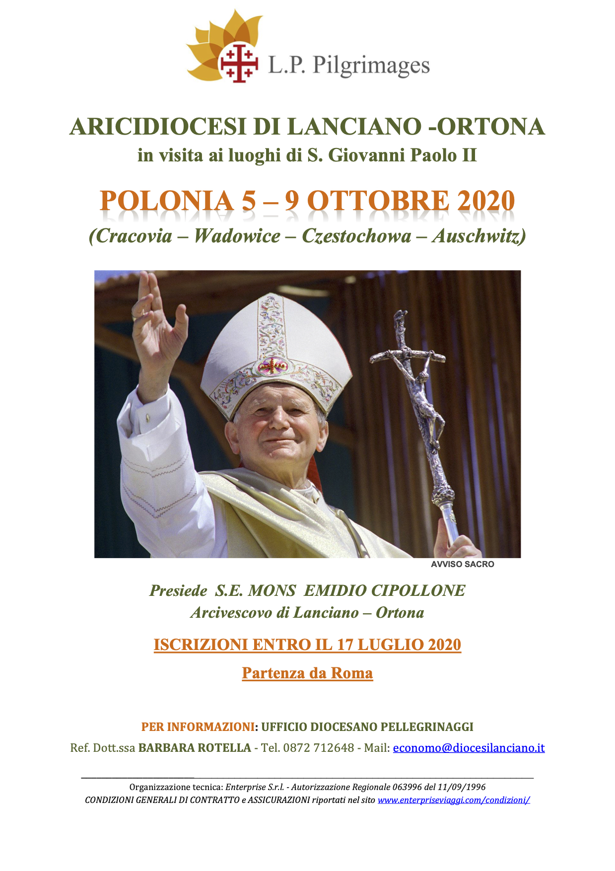 Pellegrinaggio Diocesano in Polonia