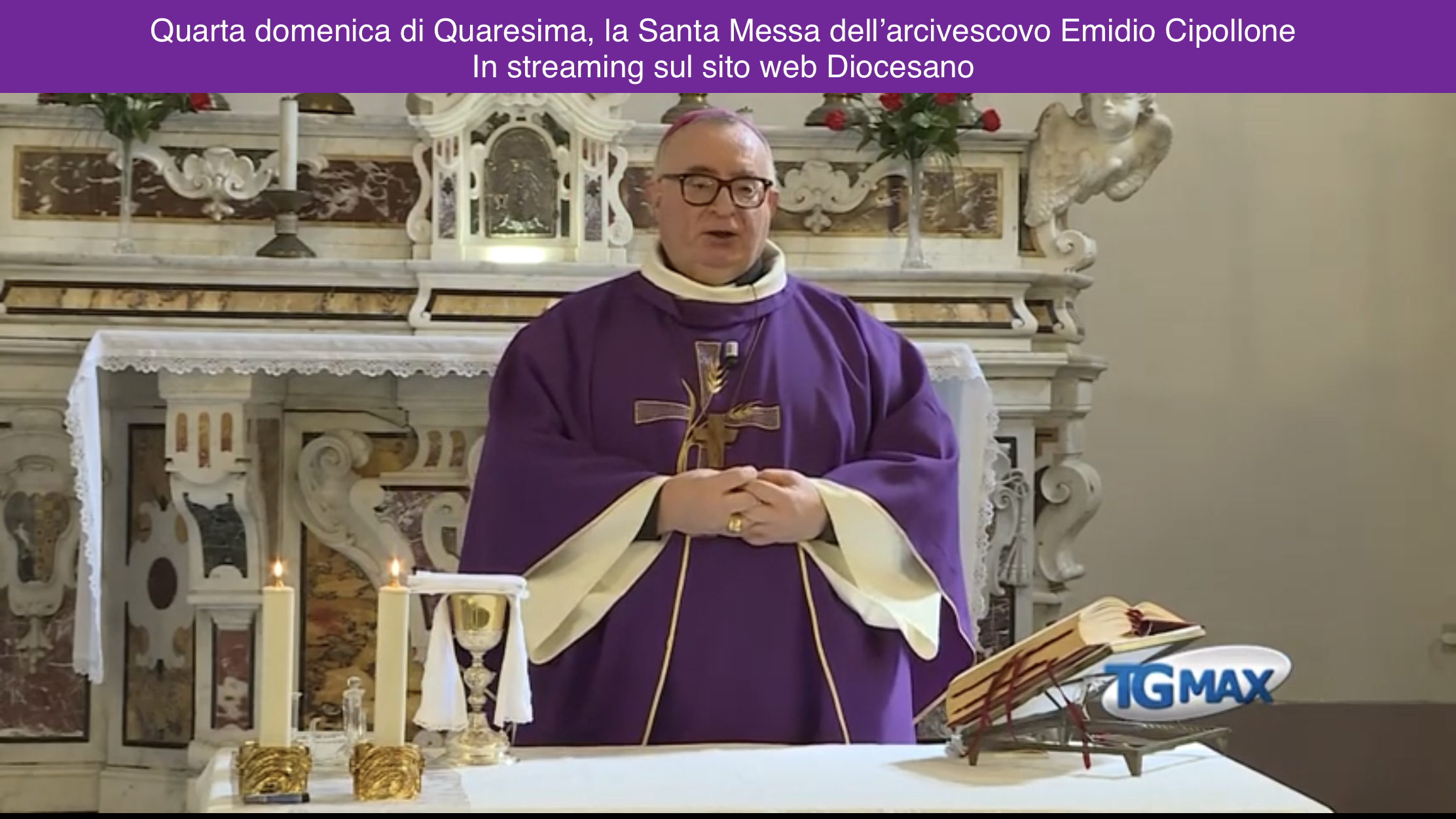 Quarta domenica di Quaresima, la Santa Messa dell’arcivescovo Emidio Cipollone