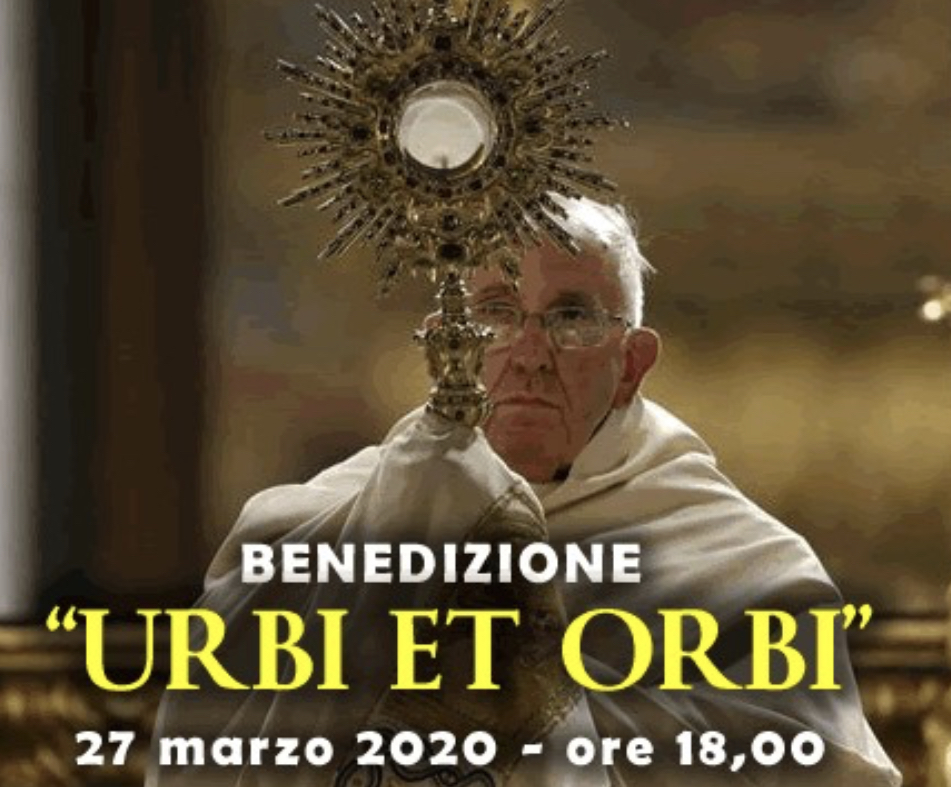 Benedizione Urbi et Orbi di Papa Francesco