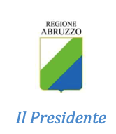 ORDINANZA DEL PRESIDENTE DELLA GIUNTA REGIONALE