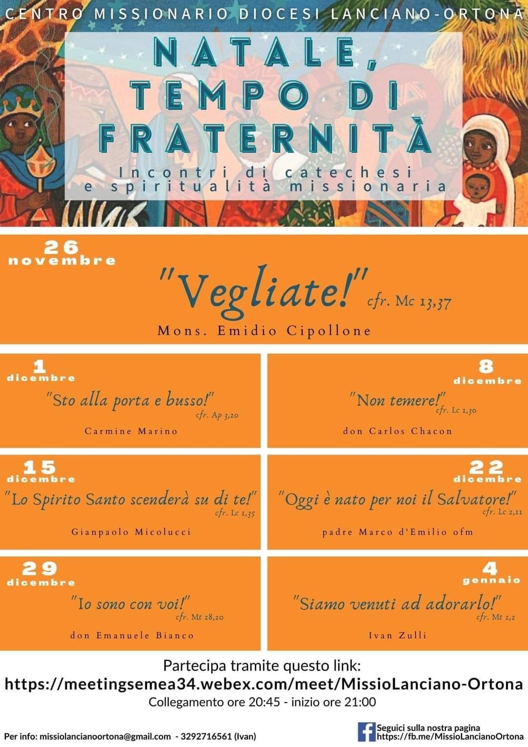 NATALE, TEMPO DI FRATERNITÀ 