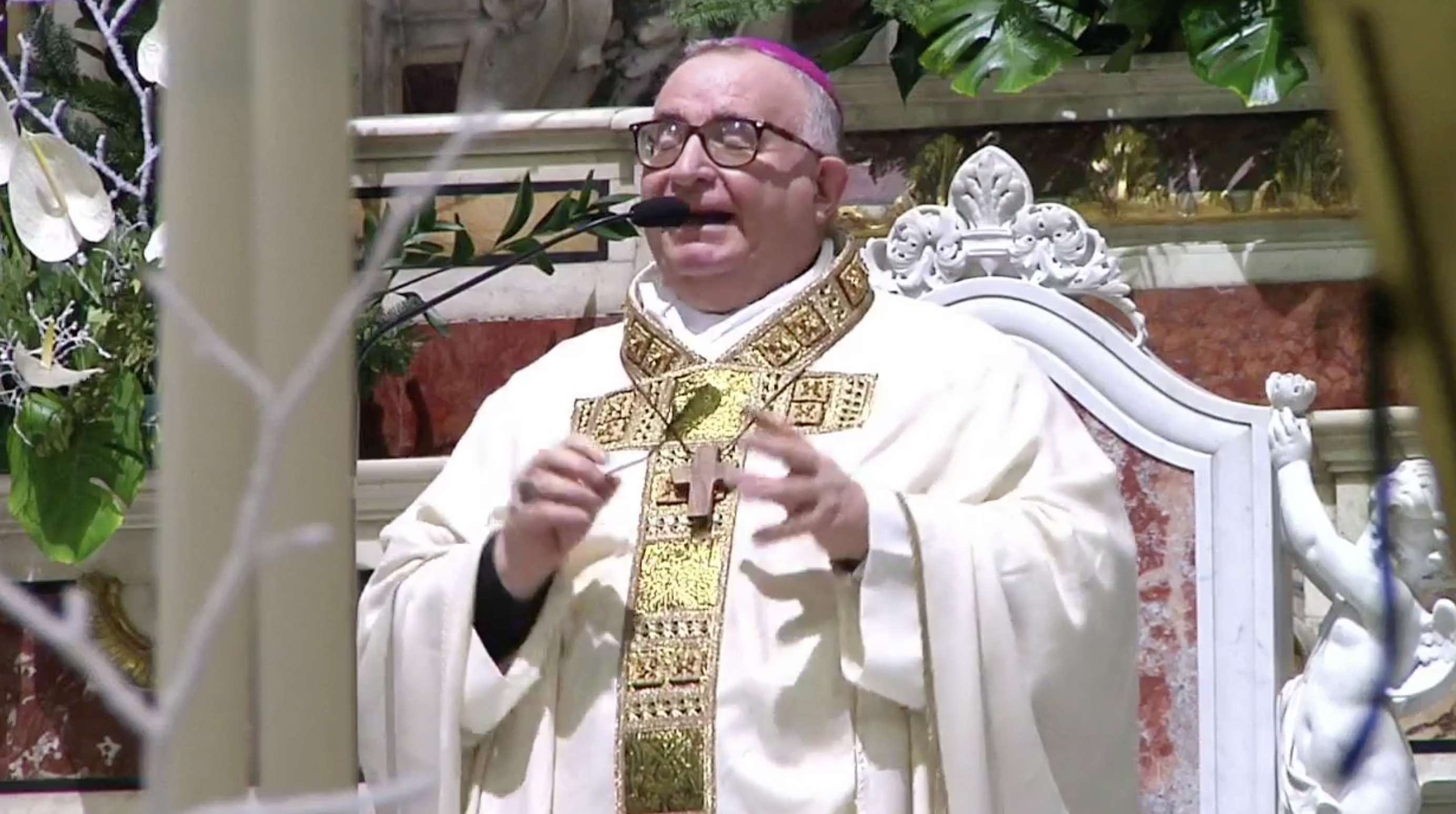 Santa Messa del 1° gennaio 2021 celebrata da Mons. Emidio Cipollone.